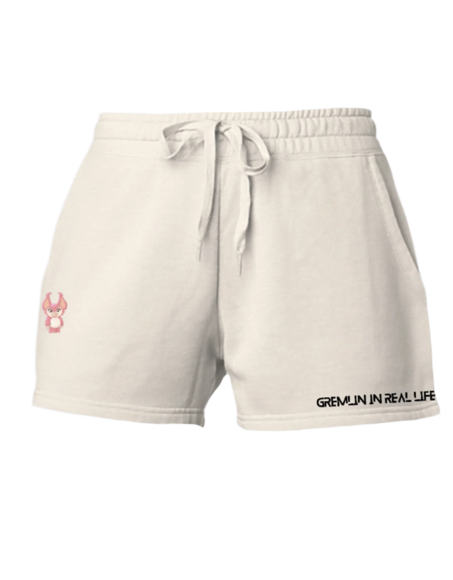G.I.R.L. Wave Wash Sweatshorts | Comfy Streetwear Shorts with Gremlin Sass