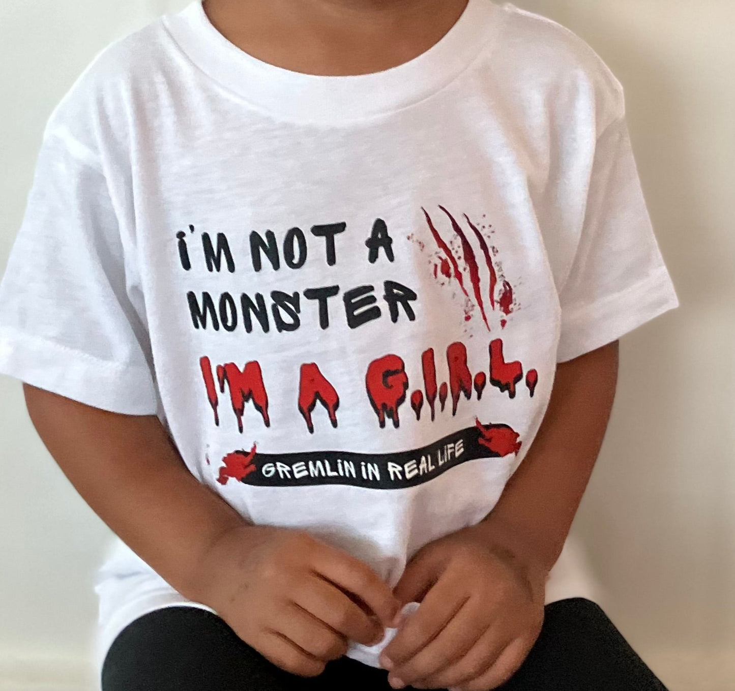 I'm Not A Monster Toddler & Youth T-Shirt | Gremlin In Real Life Streetwear