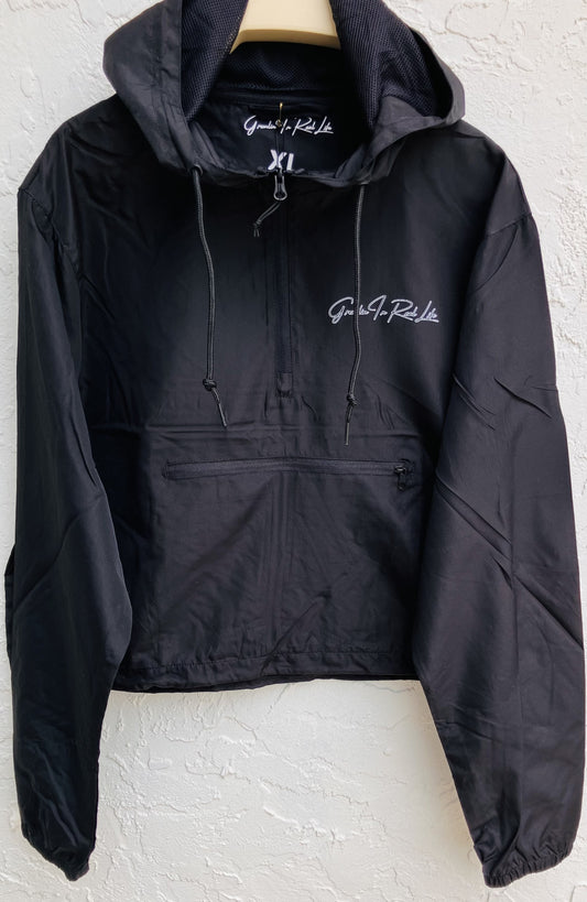 Pocket Classic G.I.R.L. Logo Windbreaker | Lightweight Cropped Streetwear Jacket
