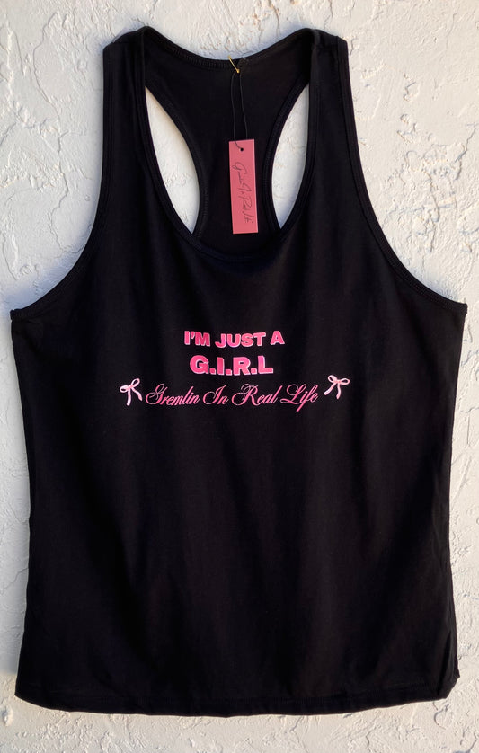 G.I.R.L. Racerback Tank | Comfy Streetwear Fit